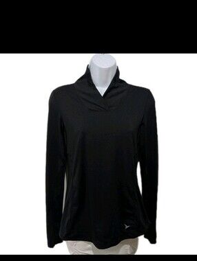 Old Navy Active Pullover Long Sleeve Performance Top S Black #3200